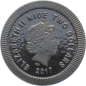 Preview: Niue 2 Pounds 2017 - Eule von Athen - 1 Unze Feinsilber - Schwarz Ruthenium Veredelung